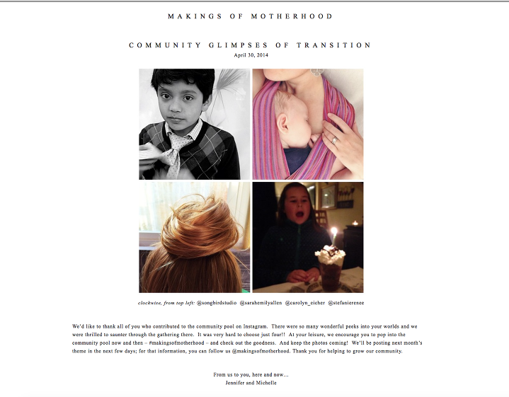 Makings of Motherhood-Transition CarolynEicher image
